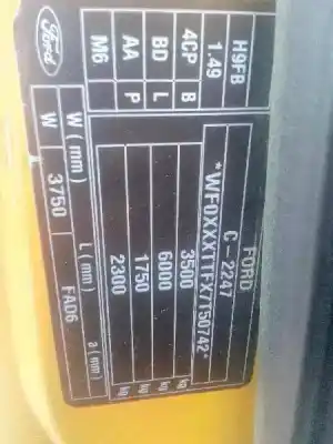 Здавання транспортного засобу ford transit combi ´06 ft 350 largo року 2007 потужний h9fb