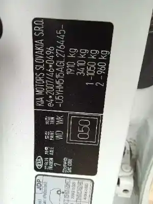 Veículo de Sucata kia pro cee´d (jd) 1.4 crdi 90 do ano 2017 alimentado d4fc