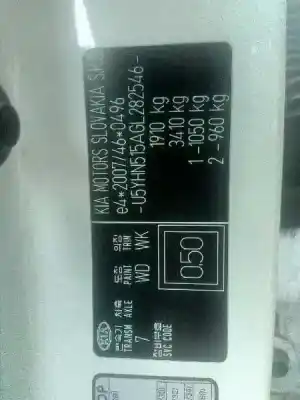 Veículo de Sucata kia pro cee´d (jd) 1.4 crdi 90 do ano 2017 alimentado d4fc