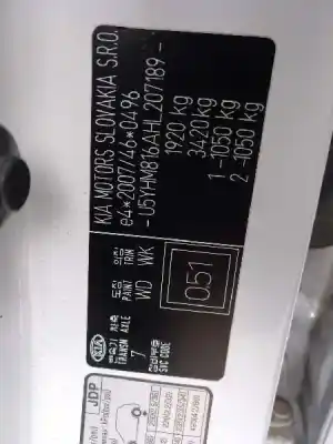 Sloopvoertuig kia cee'd sportswagon (jd) 1.6 crdi 110 van het jaar 2017 aangedreven d4fb