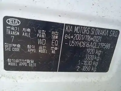 Veicolo di demolizione kia pro cee´d (ed) 1.6 crdi 90 dell'anno 2012 alimentato d4fb