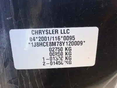 Veículo de Sucata jeep gr. cherokee (wh) 3.0 crd limited do ano 2008 alimentado 642980