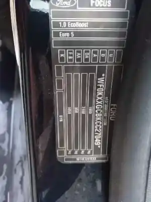 Утилизация автомобиля ford focus lim. (cb8) 1.0 ecoboost cat года 2012 питание m1da