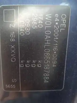 Veículo de Sucata opel astra gtc enjoy do ano 2006 alimentado z16xep