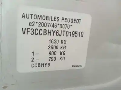 Veículo de Sucata peugeot 208 i (ca_, cc_) 1.6 bluehdi 100 do ano 2018 alimentado bh02