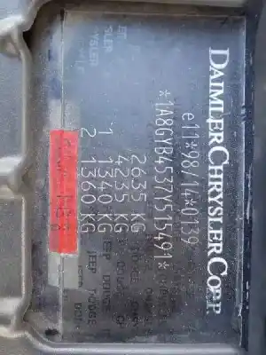 Verschrottungsfahrzeug chrysler voyager (rg) motor 2.8 ltr. - 110 kw crd cat des jahres 2006 angetrieben vm47c