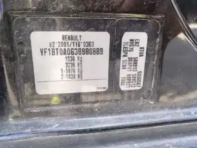 Утилизация автомобиля renault laguna iii 1.5 dci diesel fap года 2008 питание k9k780