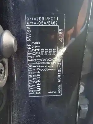 Hurda Aracı toyota corolla verso (r1) 2.2 d-4d sport yılın 2008 güçlü 2ad