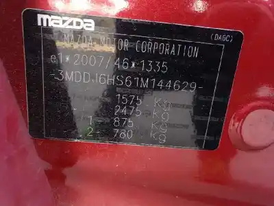 Утилизация автомобиля mazda 2 lim. () 1.5 diesel cat года 2016 питание s5