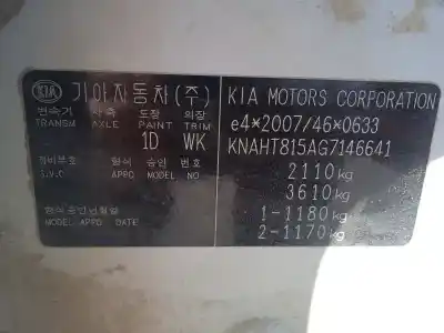 Scrapping Vehicle kia carens ( ) drive of the year 2016 powered d4fd