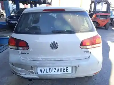 Sloopvoertuig volkswagen golf vi (5k1) 1.6 tdi van het jaar 2010 aangedreven cayc