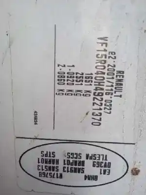 Veículo de Sucata renault clio iv authentique do ano 2013 alimentado k9k612