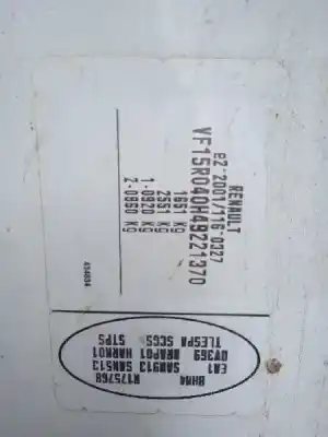 Veículo de Sucata renault clio iv authentique do ano 2013 alimentado k9k612