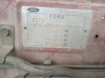 Утилизация автомобиля ford ranger (eq) 2.5 12v td cat года 2003 питание wl