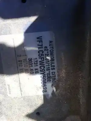 Veículo de Sucata citroen c4 berlina cool do ano 2009 alimentado 5fw