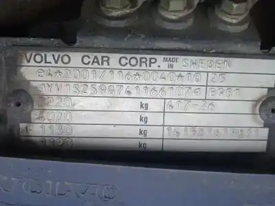 Veículo de Sucata volvo v70 familiar 2.4 t / 2.5 t do ano 2004 alimentado b5254t2