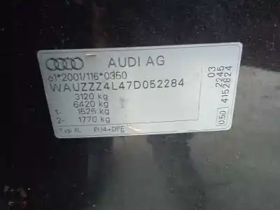 Vehículo de desguace audi q7 (4l) 3.0 v6 24v tdi del año 2006 con motor bug