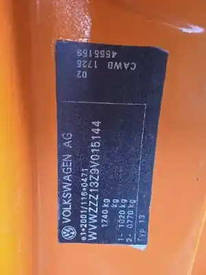 Veículo de Sucata volkswagen scirocco iii (137, 138) 2.0 tfsi do ano 2008 alimentado cawb