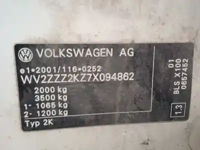 Здавання транспортного засобу volkswagen caddy ka/kb (2k) 1.9 tdi року 2007 потужний bls