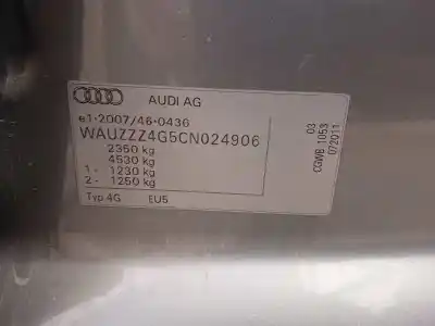 Vehículo de desguace audi a6 lim. (4g2) 3.0 tfsi quattro del año 2011 con motor cgwb