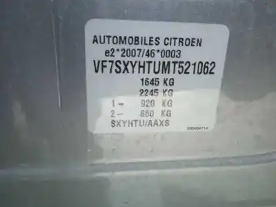 Sloopvoertuig citroen c3 1.2 12v vti / puretech van het jaar 2021 aangedreven yht