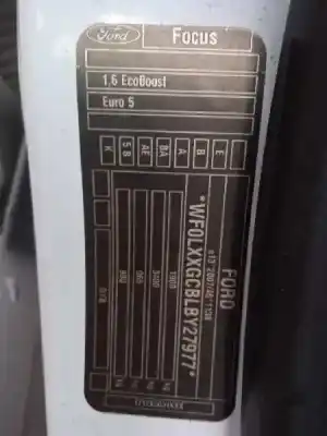 Sloopvoertuig ford focus turn. (cb8) trend van het jaar 2011 aangedreven jqdb