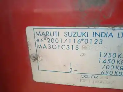 Veículo de Sucata suzuki alto amf 310 1.0 12v cat do ano 2009 alimentado k10b