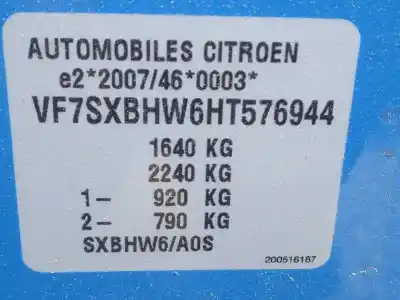 Vehicul casat citroen c3 feel al anului 2017 alimentat bh02