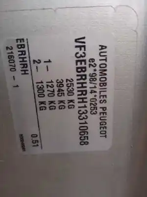 Veículo de Sucata peugeot 807 st pack do ano 2006 alimentado rhr