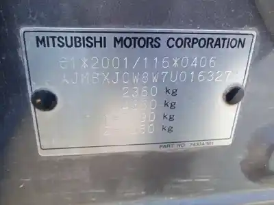 Утилизация автомобиля mitsubishi outlander (cw0) 2.0 di-d cat года 2007 питание bsy