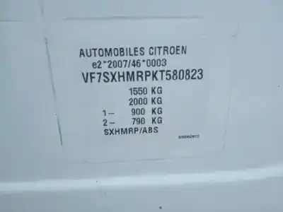 Veicolo di demolizione citroen c3 origins dell'anno 2019 alimentato hm05