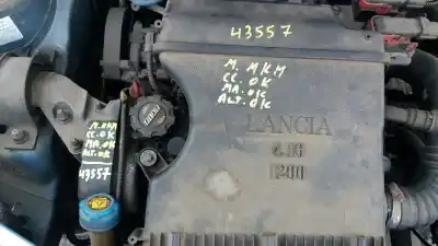 Veículo de Sucata lancia ypsilon (101) 1.2 16v cat 80 cv / 59 kw do ano 2004 alimentado 188a5000