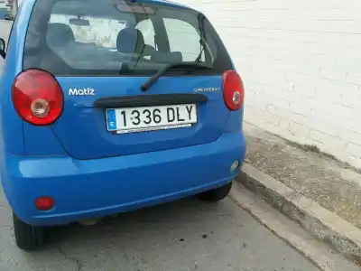 Scrapping Vehicle chevrolet matiz 1.0i 66 s of the year 2005 powered b10s1