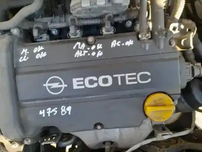 Veicolo di demolizione opel corsa c blue line dell'anno 2004 alimentato z12xe