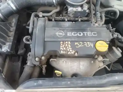 Veicolo di demolizione opel corsa c (x01) 1.2 (f08, f68) dell'anno 2001 alimentato z 12 xe