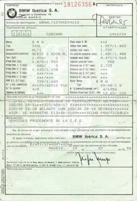 Утилизация автомобиля bmw 3 (e46) 320 d года 1998 питание m47 d20 (204d1)