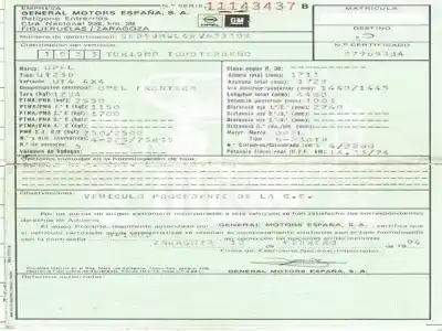 Veículo de Sucata opel frontera a (u92) 2.3 td (5jmwl4) do ano 1994 alimentado 23 dtr