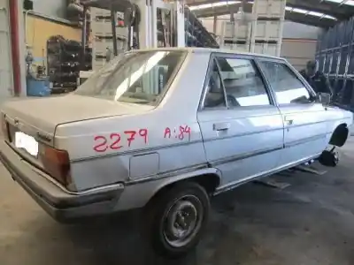 Scrapping Vehicle RENAULT 9 1.4 GTL -C1J- EXPLOSION 4P of the year 1984 powered C1J-EXPLOSION