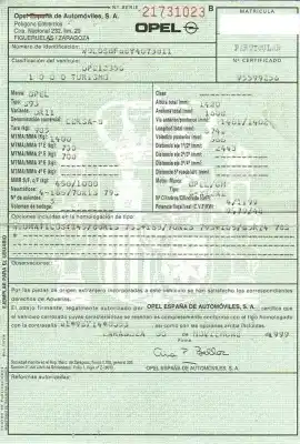 Veículo de Sucata opel corsa e 1.2 do ano 1999 alimentado g-x1zxe