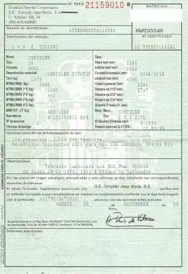 Verschrottungsfahrzeug chrysler stratus 2.0 g des jahres 1999 angetrieben g-c ó 2.0l