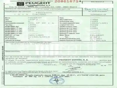 Veículo de Sucata peugeot 306 1.6g-nfz do ano 1999 alimentado g-nfz