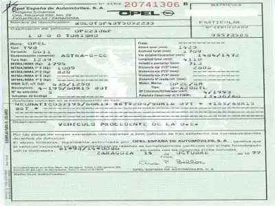 Sloopvoertuig opel astra g fastback (t98) 2.0 di (f08, f48) van het jaar 1999 aangedreven x 20 dtl,y 20 dtl