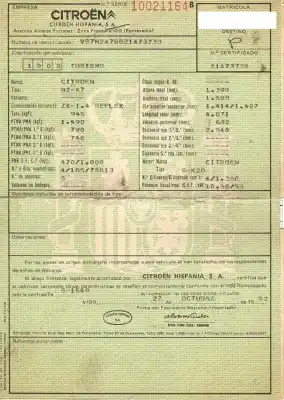 Sloopvoertuig citroen zx 1.4 armonia van het jaar 1999 aangedreven g-k2d