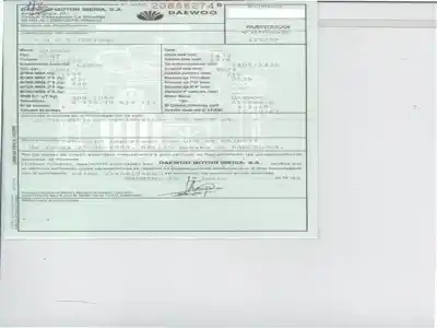 Veicolo di demolizione daewoo lanos 1.5 cat dell'anno 1999 alimentato a15sms-g