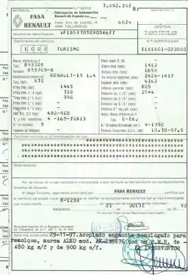 Scrapping Vehicle otras marcas 19 1.4-g-e6j of the year 1992 powered g-e6j
