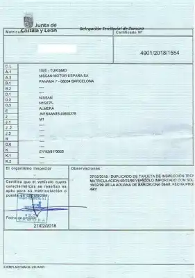 Veículo de Sucata nissan almera i hatchback (n15) 1.4 do ano 1999 alimentado ga14de