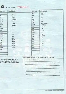 Veículo de Sucata nissan almera i hatchback (n15) 1.4 do ano 1999 alimentado ga14de