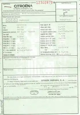 Veículo de Sucata citroen ax 1.1 image do ano 1994 alimentado g-hdz