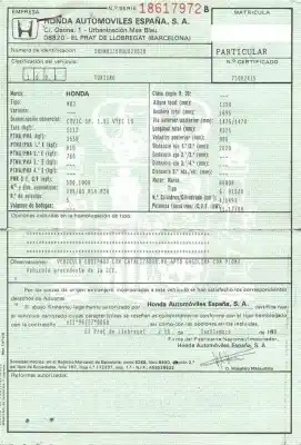 Veículo de Sucata honda civic vi fastback (ma, mb) 1.5 16v (mb3) do ano 1998 alimentado d15z8