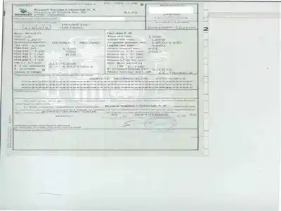 Veicolo di demolizione renault megane 1.9 d -f8q dell'anno 1996 alimentato d-f8q